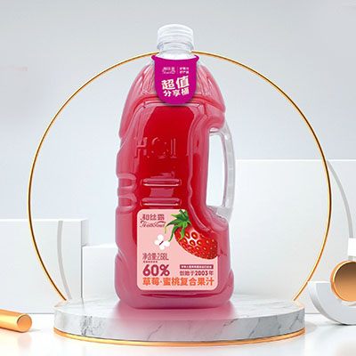 草莓蜜桃复合果汁